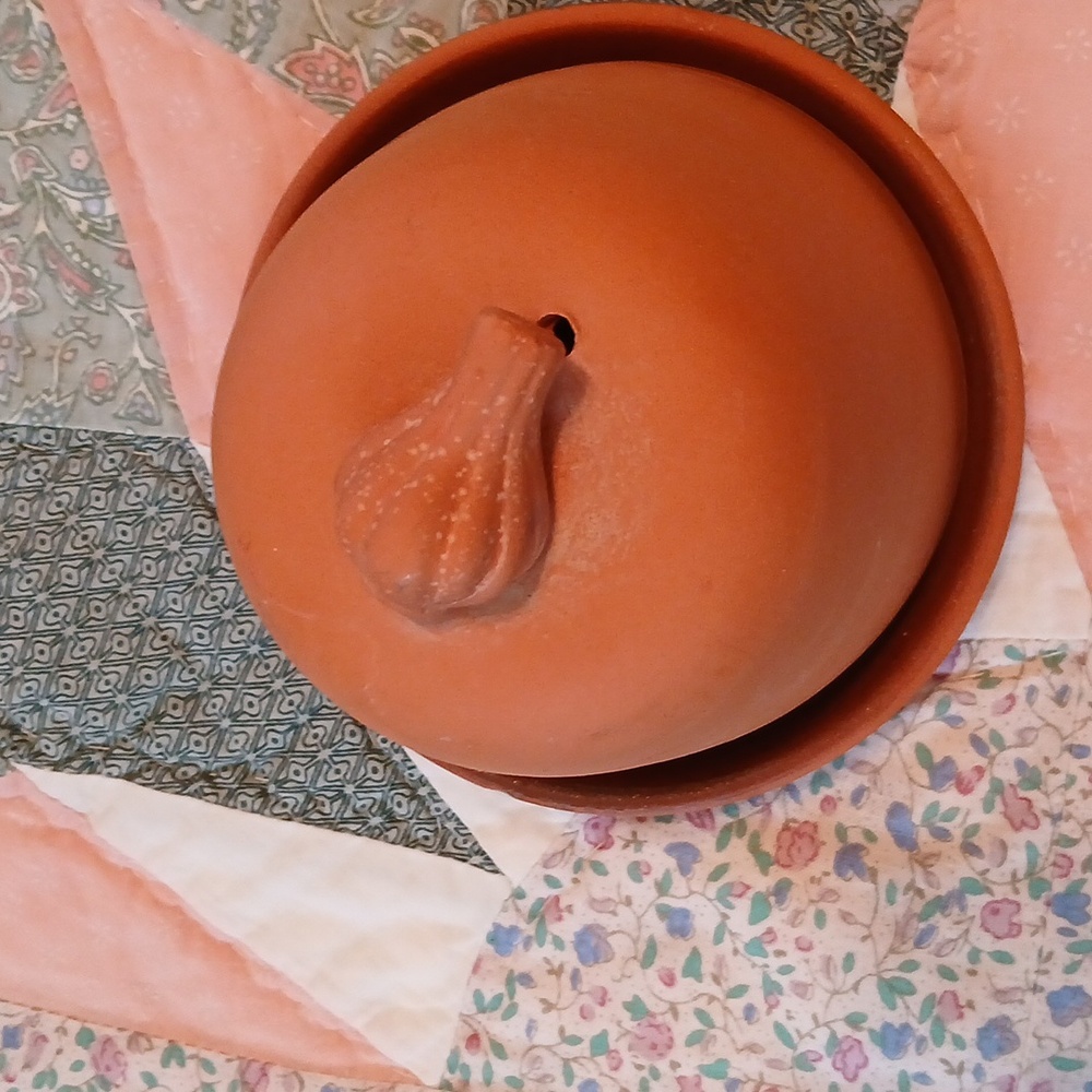 Vintage 1995 Acme International Inc Garlic Baker Terra Cotta NIB